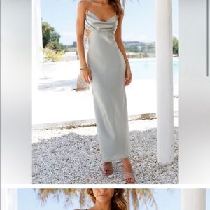 Hello Molly Maxi satin dress